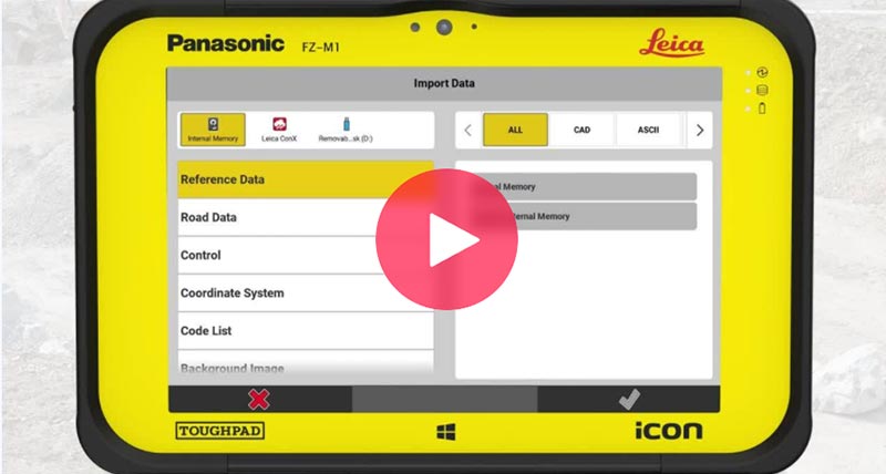 Leica iCON site software 